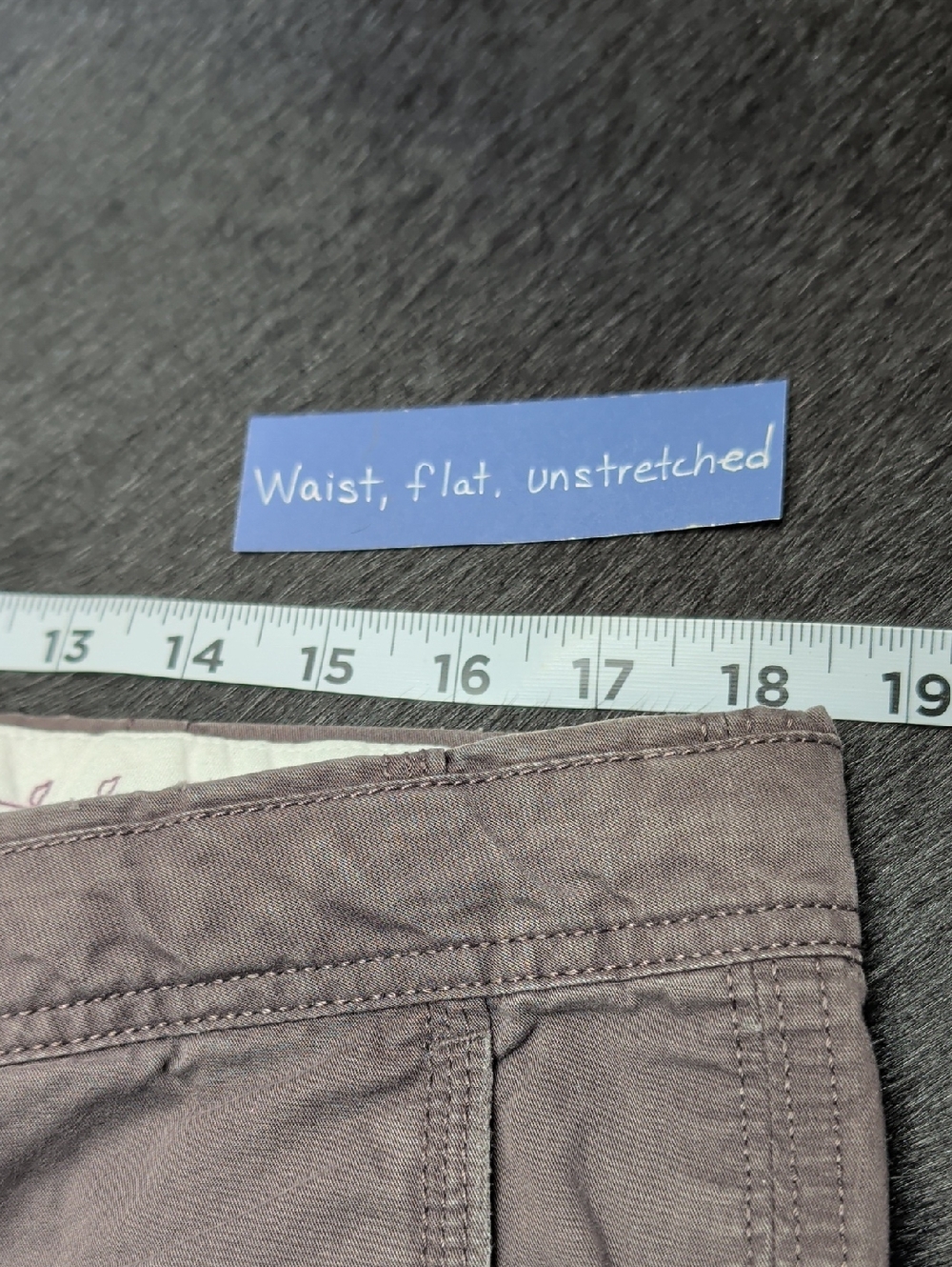 Ladies Old Navy Large Cotton Pants L Brown Trousers 2007 - Picture 7 of 11